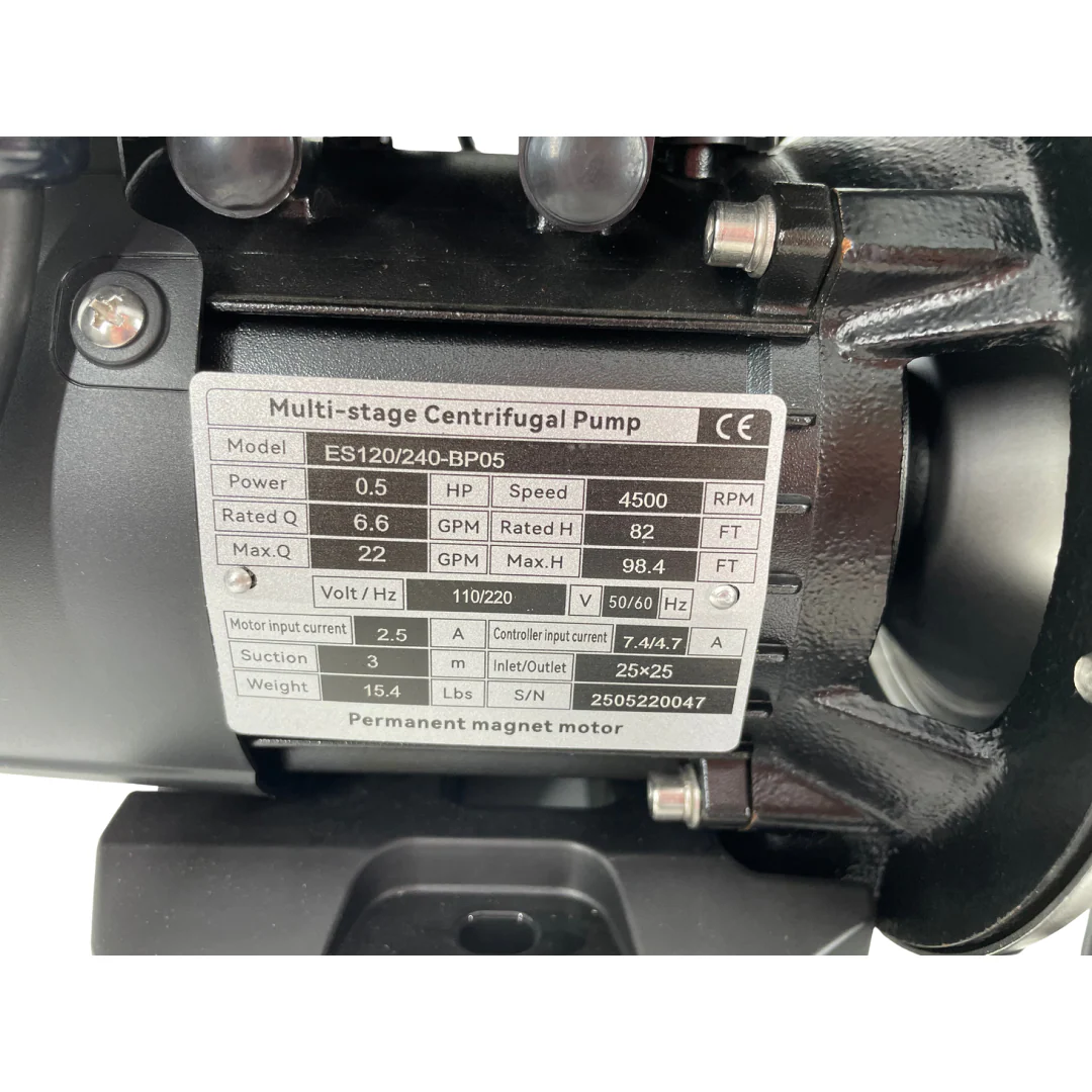 1/2 HP 110V/120V/220V Eco-Steady Continuous Pressure Booster | Garden Irrigation Water Pump for Drip and Soaker Hose | Tank Water | Shallow Well Pump - Image 24