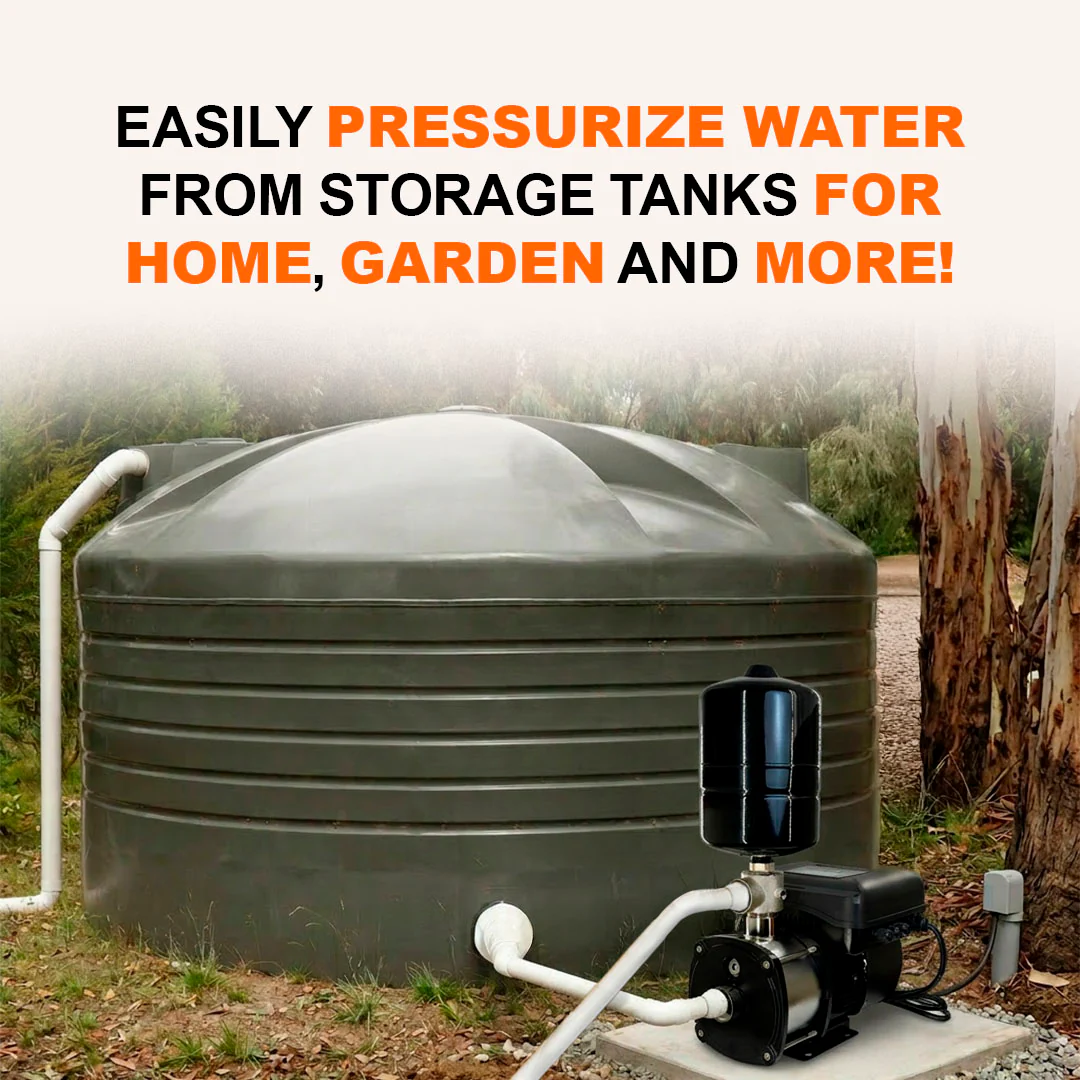 3HP 220V Eco-Steady Continuous Pressure Water Booster Pump | High Pressure Sprinkler Irrigation Pump | Full Home Residential & RV Booster Pump | Shallow Well Jet Pump - Image 4
