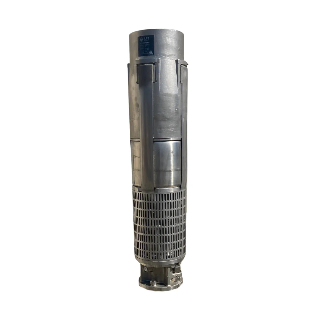 RPS Steel Pro 500RPS100-S 7" Submersible Pump End | Stainless Steel Impeller | 249-660 GPM