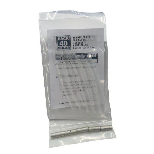 Back40 Crystal Clear Pump Cable Heat Shrink Waterproof Splice Kit