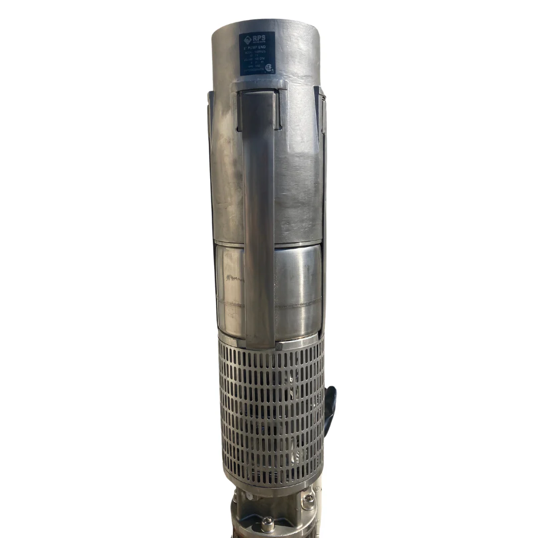 RPS 10HP 480V 500RPS100, Up to 80FT Head, 250 to 660GPM, Stainless Steel Submersible Pump End + Motor - Image 9