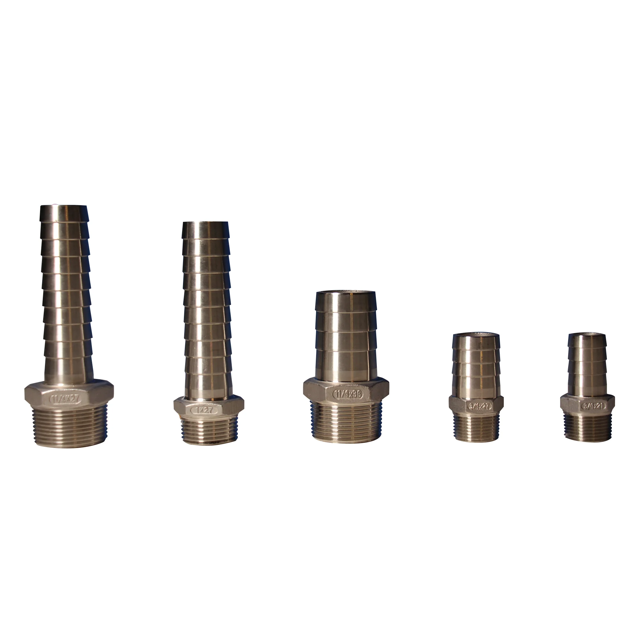 Stainless Steel Barbed Hose Fittings - For Use With Poly Pipe, Well Ready - Image 3