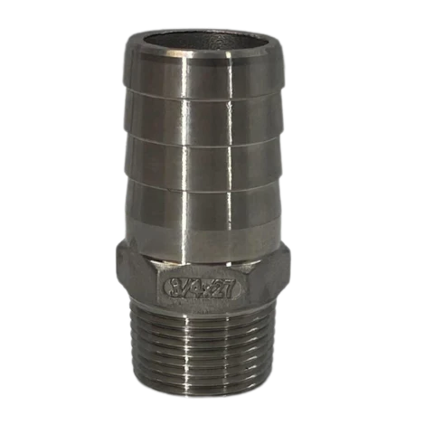Stainless Steel Barbed Hose Fittings - For Use With Poly Pipe, Well Ready - Image 7
