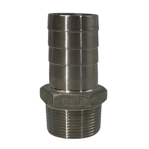 Stainless Steel Barbed Hose Fittings - For Use With Poly Pipe, Well Ready - Image 9