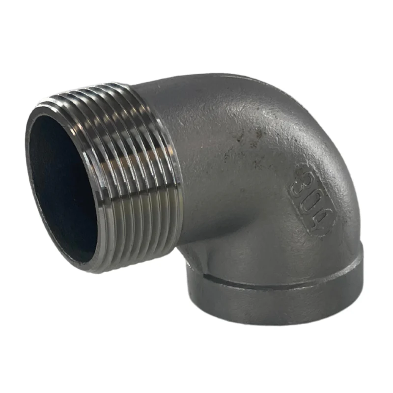 304 Stainless Steel NPT Male to Female Elbow - Image 3