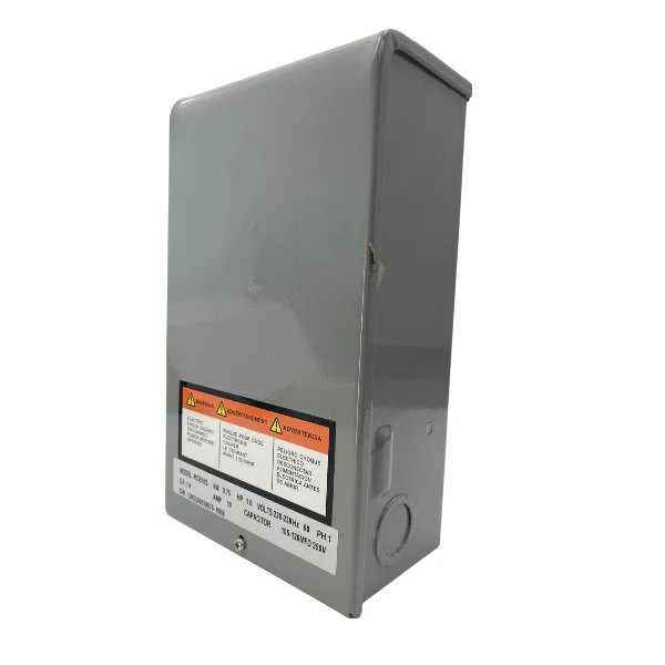 RPS Control Panel 1HP 220V Single Phase Starter Box for Submersible Pump