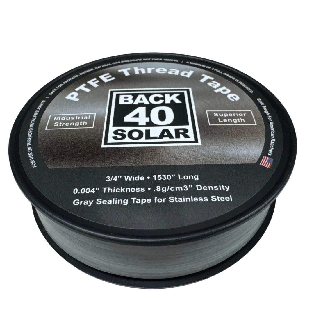 Back40 PTFE Teflon Tape for Stainless Steel, Metal and PVC Pipe Fittings - Image 3